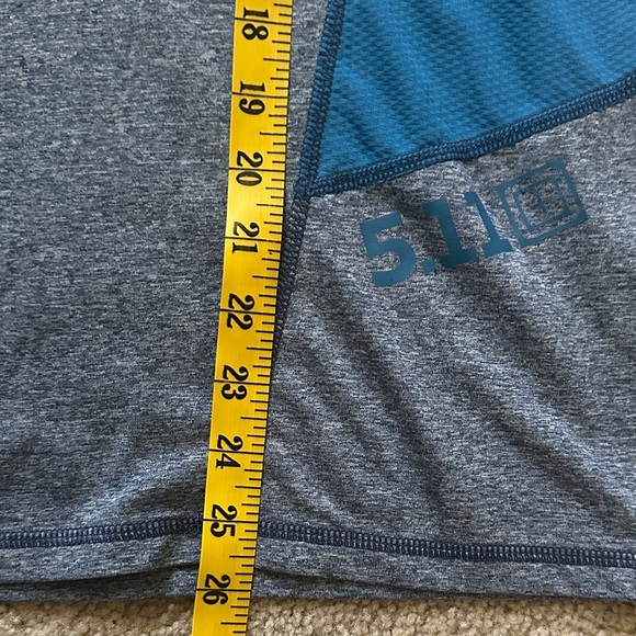 5.11 Tactical Performance Recon Exert Top Blue Lightweight Anti Odor Men’s Small - Picture 8 of 8